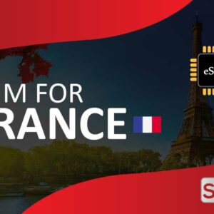 Esim לצרפת 3GB ל-30 יום – כרטיס סים וירטואלי