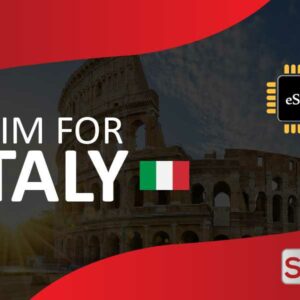 eSIM לאיטליה 3GB ל-30 יום – כרטיס סים וירטואלי