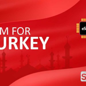 eSIM לטורקיה 3GB ל-30 יום – כרטיס סים וירטואלי