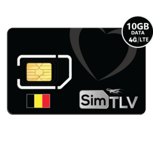 כרטיס סים לבלגיה 10GB ל-30 יום