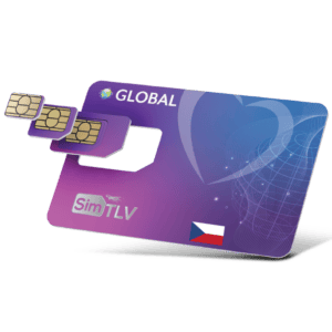 כרטיס סים לצ׳כיה 10GB גלישה ל – 30 ימים  SIMTLV Global 🇨🇿