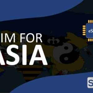 eSIM לאסיה 10GB ל-30 יום – כרטיס סים וירטואלי