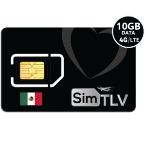 כרטיס סים למקסיקו 10GB ל-30 יום